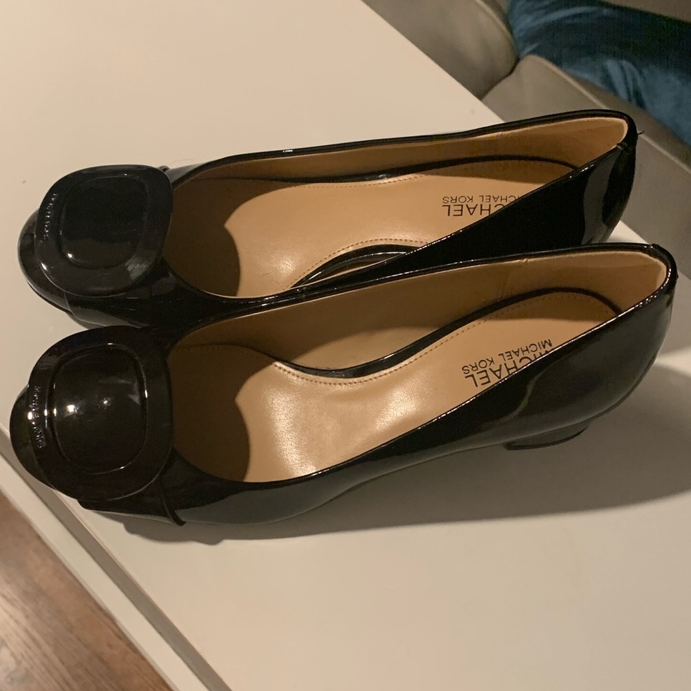 Michael Kors Pauline Black Patent Pump